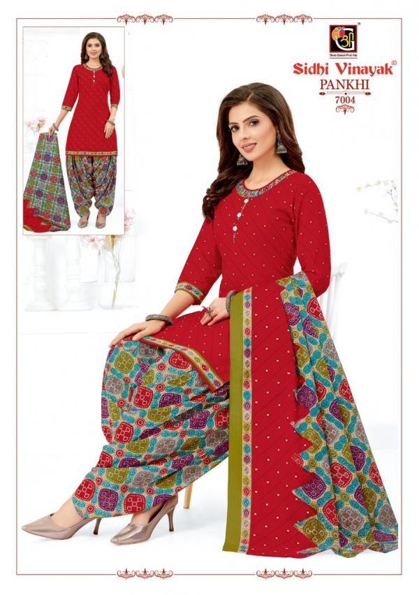 Siddhi Vinayak Pankhi Vol-6 Cotton Patiyala Designer  Dress Material